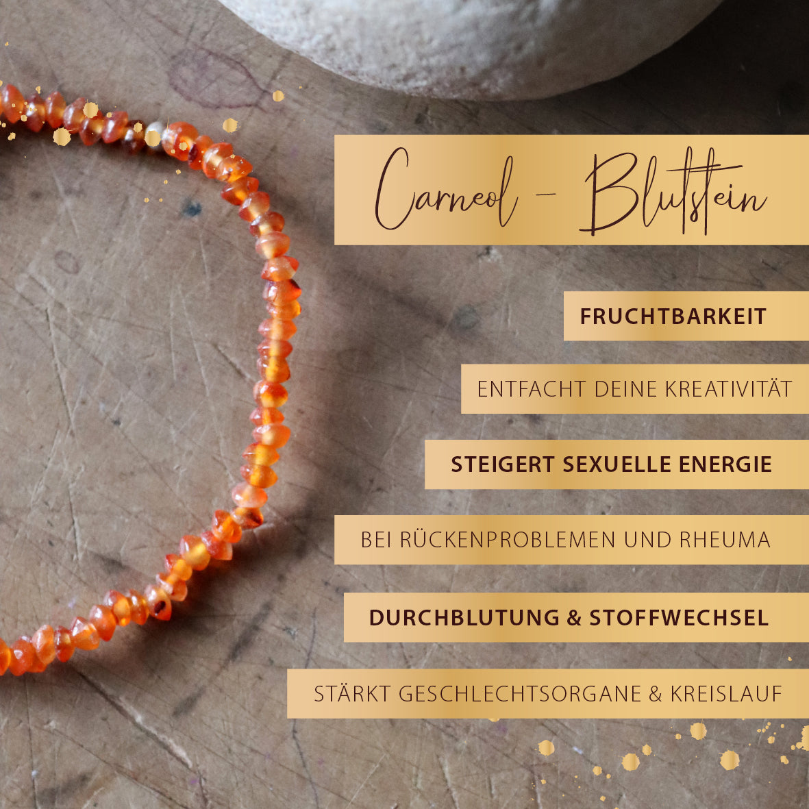 Karneol Armband