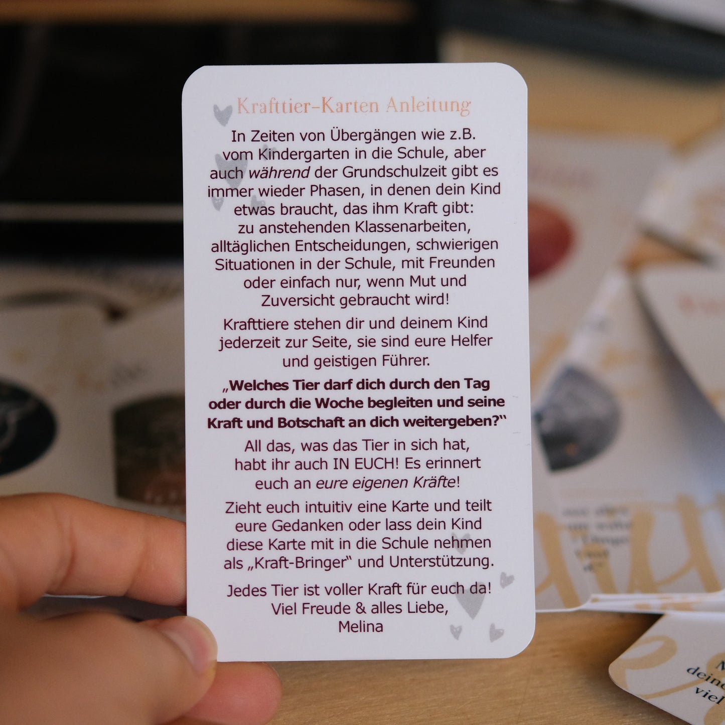 Krafttier-Deck