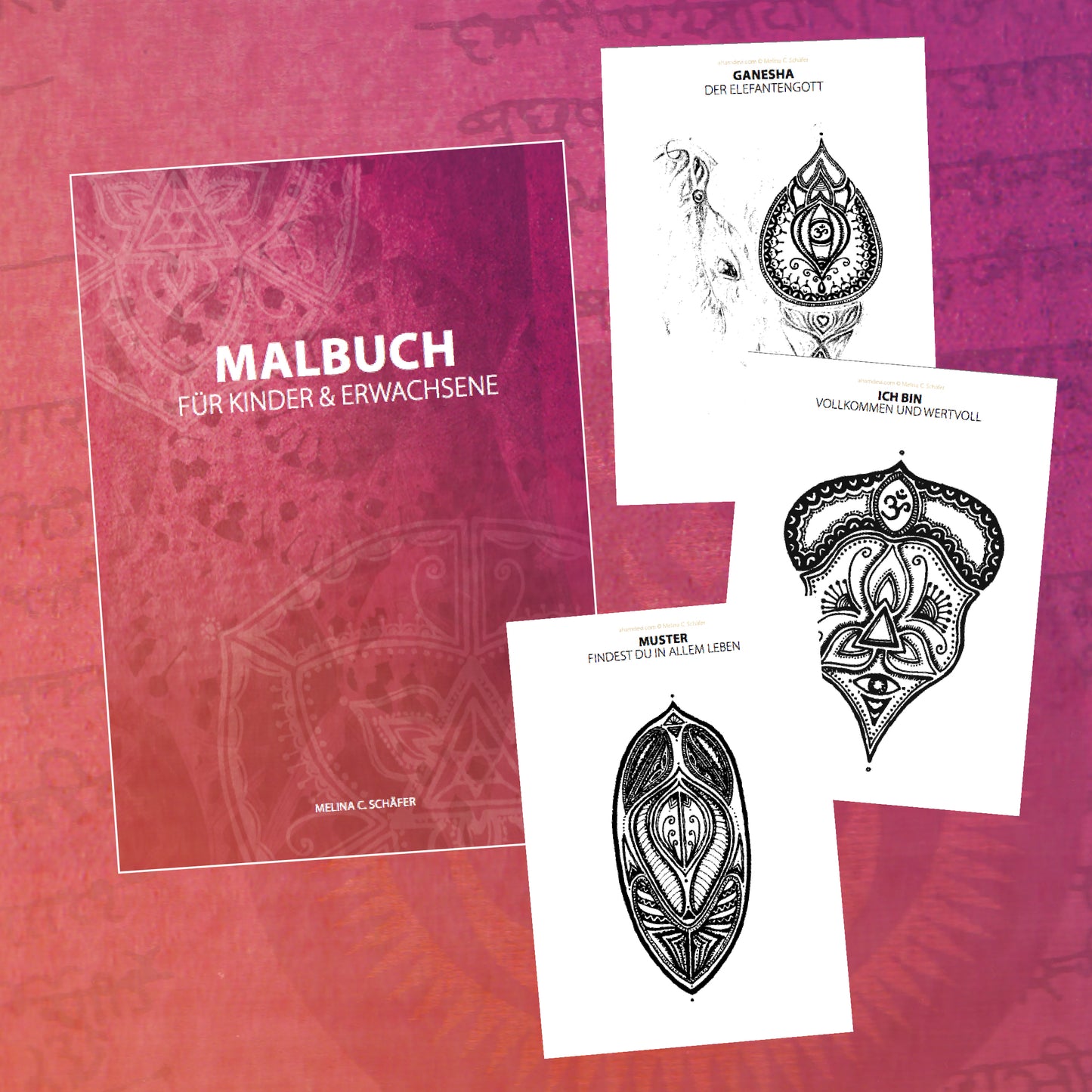 Malbuch Aham Devi - für Kinder & Erwachsene (PDF)