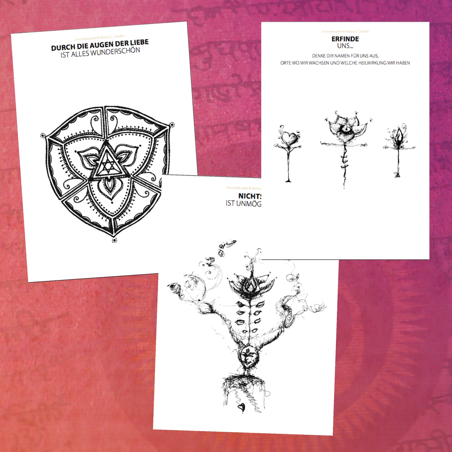 Malbuch Aham Devi - für Kinder & Erwachsene (PDF)