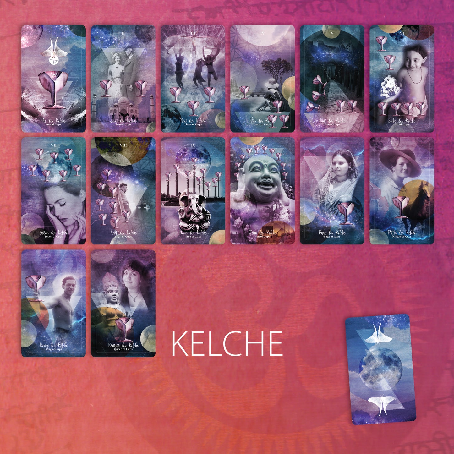 Kelche des aham devi Tarot Decks
